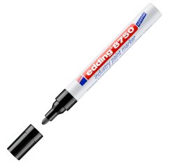 Marcatore industriale a vernice 8750 - punta tonda - da 2 a 4 mm - nero - Edding