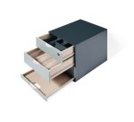 Set Coffee Point Box - 2 organizer inclusi - 28,9x27,9x35,4 cm - ABS - grigio - Durable