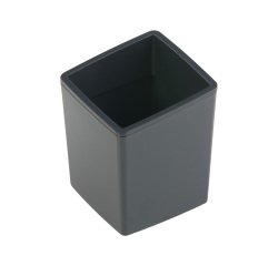 Mini cestino Coffee Point - 10x7,9x7,9 cm - ABS - nero - Durable