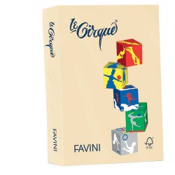 Carta Le Cirque - A3 - 80 gr - camoscio pastello 105 - Favini - conf. 500 fogli