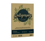 Carta Calligraphy Nature Crush - A4 - 250 gr - verde oliva - Favini - conf. 50 fogli