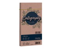 Busta Calligraphy Nature Crush - 110 x 220 mm - 120 gr - mandorla - Favini - conf. 25 pezzi