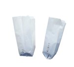 Sacchetti - carta kraft - 12 x 30 cm - soffietti laterali 9 cm - bianco - Favorit - conf. 100 pezzi