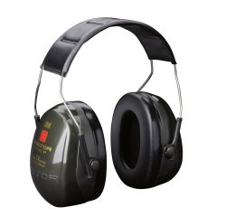 Cuffia protettiva Peltor Optime II - SNR 31 dB - verde - 3M