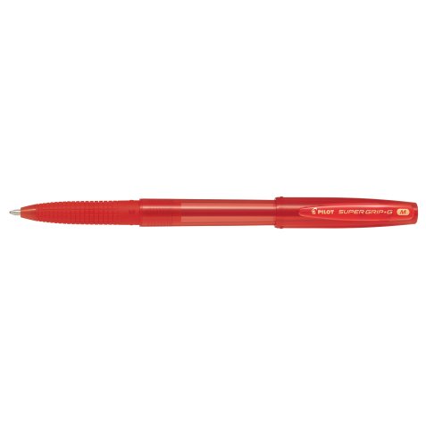 Penna a sfera Supergrip G con cappuccio - punta 1,0mm - rosso  - Pilot