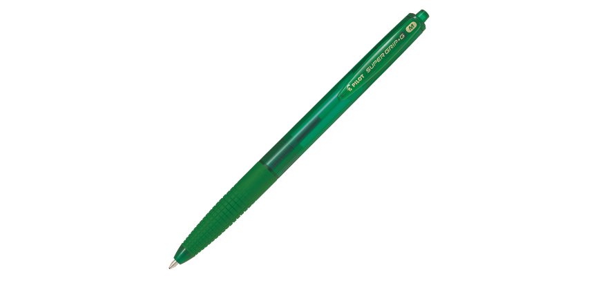 Penna a scatto Supergrip G  - punta 1,0mm - verde - Pilot