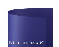 Cartoncino Bristol Color - 50 x 70 cm - 200 gr - blu prussia 62 - Favini - conf. 25 pezzi