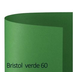 Cartoncino Bristol Color - 50 x 70 cm - 200 gr - verde 60 - Favini - conf. 25 pezzi
