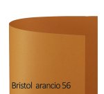 Cartoncino Bristol Color - 50 x 70 cm - 200 gr - arancio 56 - Favini - conf. 25 pezzi