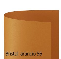 Cartoncino Bristol Color - 50 x 70 cm - 200 gr - arancio 56 - Favini - conf. 25 pezzi