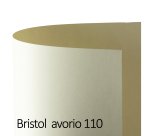 Cartoncino Bristol Color - 50 x 70 cm - 200 gr - avorio 110 - Favini - conf. 25 pezzi