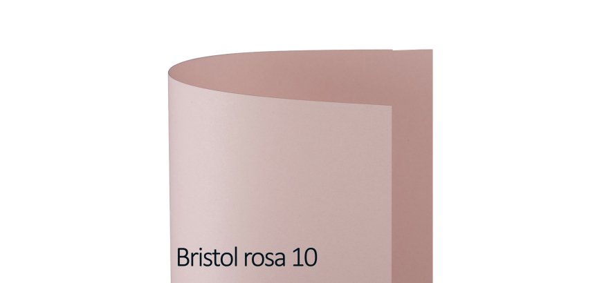 Cartoncino Bristol Color - 50 x 70 cm - 200 gr - rosa 10 - Favini - conf. 25 pezzi
