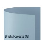 Cartoncino Bristol Color - 50 x 70 cm - 200 gr - celeste 08 - Favini - conf. 25 pezzi
