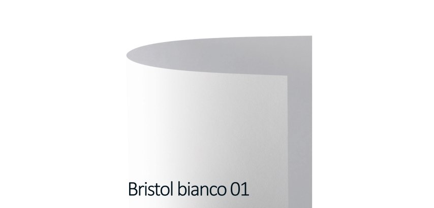 Cartoncino Bristol Color - 70 x 100 cm - 200 gr - bianco 01 - Favini - conf. 10 pezzi