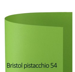 Cartoncino Bristol Color - 70 x 100 cm - 200 gr - pistacchio 54 - Favini - conf. 10 pezzi