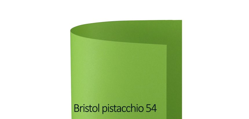 Cartoncino Bristol Color - 70 x 100 cm - 200 gr - pistacchio 54 - Favini - conf. 10 pezzi