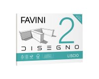 Album Favini 2 - 24x33cm - 110gr - 20 fogli - liscio - Favini
