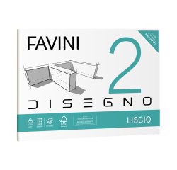 Album Favini 2 - 24x33cm - 110gr - 20 fogli - liscio - Favini