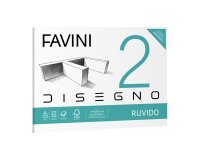 Album Favini 2 - 24x33cm - 110gr - 20 fogli - ruvido - Favini