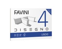 Album Favini 4 - 33x48cm - 220gr - 20 fogli - liscio - Favini