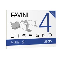 Album Favini 4 - 33x48cm - 220gr - 20 fogli - liscio - Favini