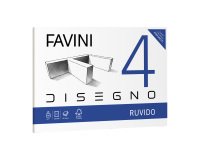 Album Favini 4 - 33x48cm - 220gr - 20 fogli - ruvido - Favini