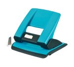 Perforatore - passo 8 cm - max 20 fogli - 2 fori - turchese - Kartia