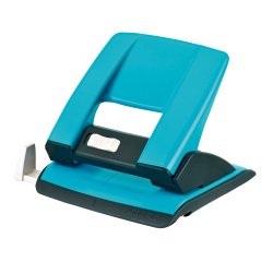 Perforatore - passo 8 cm - max 20 fogli - 2 fori - turchese - Kartia