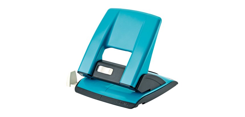 Perforatore - passo 8 cm - max 30 fogli - 2 fori - turchese - Kartia