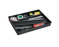 Vaschetta portaoggetti Idealbox per cassetti - 24x34x3,6 cm - nero - Durable