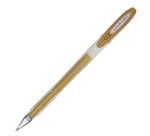 Penna a sfera gel con cappuccio Uni Ball Signo M120  - punta 0,8mm  - oro - Uni Mitsubishi