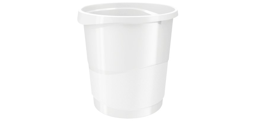 Cestino gettacarte Europost VIVIDA - 25,8 x 28,5 cm - altezza 32,2 cm - 14 L - bianco - Esselte