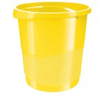 Cestino gettacarte Europost VIVIDA - 25,8 x 28,5 cm - altezza 32,2 cm - 14 L - giallo - Esselte
