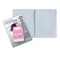 Portalistini personalizzabile Premium - liscio - 22x30 cm - 60 buste - trasparente - Favorit