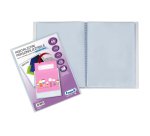Portalistini personalizzabile Premium - liscio - 22x30 cm - 80 buste - trasparente - Favorit