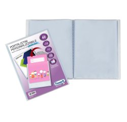Portalistini personalizzabile Premium - liscio - 22x30 cm - 80 buste - trasparente - Favorit