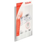 Portalistini personalizzabile - 22x30 cm - 20 buste antiriflesso - trasparente - Esselte