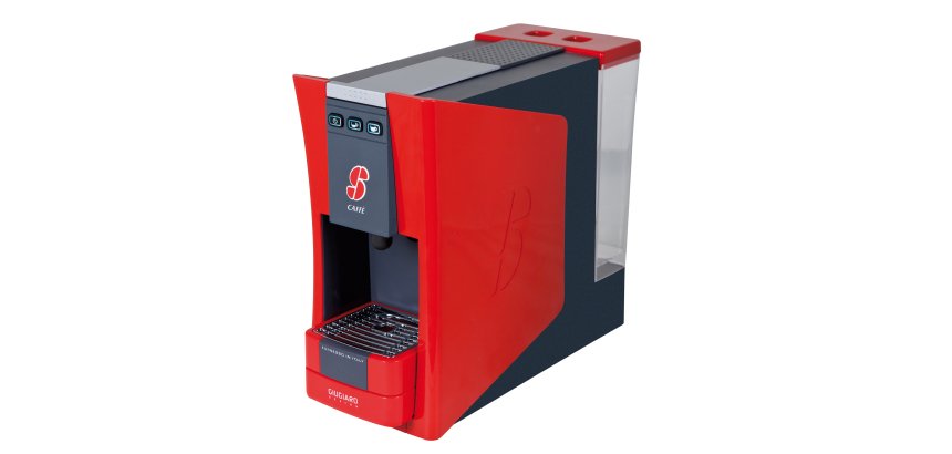 Macchina da caffè S12 - 29,5x13,5x26,5 cm - 1100 W - rosso - Essse Caffè