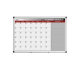 Planner magnetico mensile - 90 x 60 cm - silver - Bi-Office