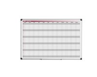 Planner magnetico annuale - 90 x 60 cm - silver - Bi-Office