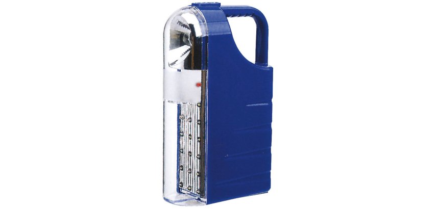 Lampada ad intervento automatico - 18 LED - portatile - ricaricabile - MKC