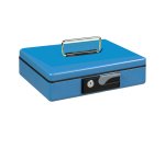 Cassetta portavalori Deluxe - 30 x 23 x 8 cm - blu - Iternet