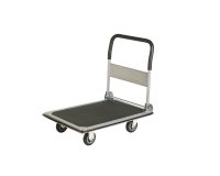 Carrello portatutto PZS250 - pieghevole - portata max 300 kg - 91 x 61 x 87 cm - grigio/nero - Serena Group