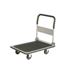 Carrello portatutto PZS250 - pieghevole - portata max 300 kg - 91 x 61 x 87 cm - grigio/nero - Serena Group