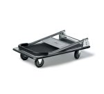 Carrello portatutto PZS250 - pieghevole - portata max 300 kg - 91 x 61 x 87 cm - grigio/nero - Serena Group