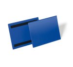 Buste identificative magnetiche - A5 orizzontale - blu - Durable - conf. 50 pezzi