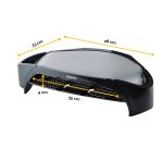 Supporto monitor plus - vaschetta e scomparti - Fellowes