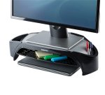 Supporto monitor plus - vaschetta e scomparti - Fellowes