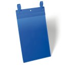Buste identificative - con fascette di aggancio - A4 verticale - blu - Durable - conf. 50 pezzi