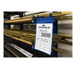 Buste identificative - con fascette di aggancio - A4 verticale - blu - Durable - conf. 50 pezzi